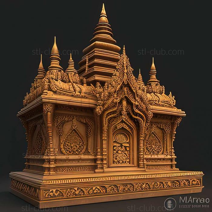 3D model Meiktila in Myanmar (STL)